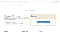 Desktop Screenshot of bnfc.digitalgrammars.com