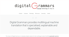 Desktop Screenshot of digitalgrammars.com