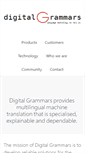Mobile Screenshot of digitalgrammars.com